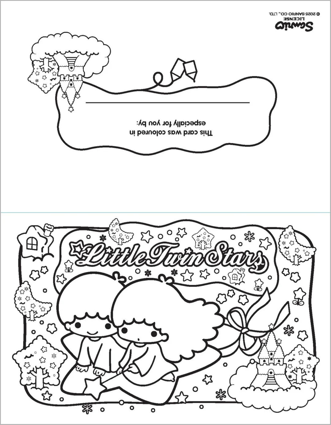 Book | Hello Kitty and Friends - Colour-Your-Own Greeting Cards and Gift Tags