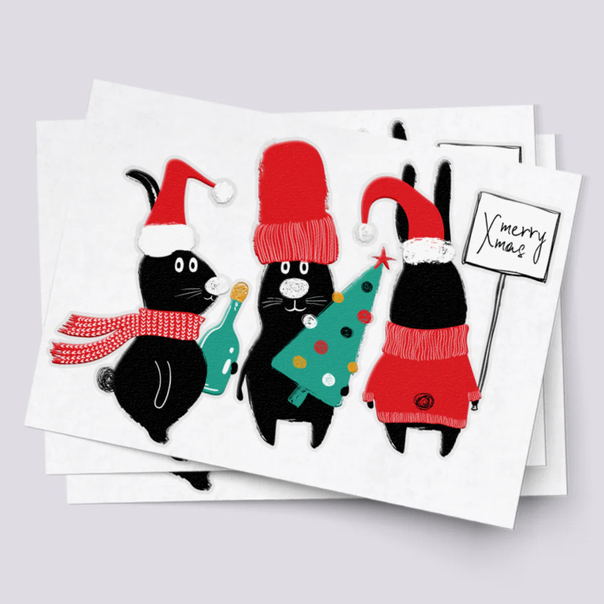 Ducky Street - Christmas rabbits