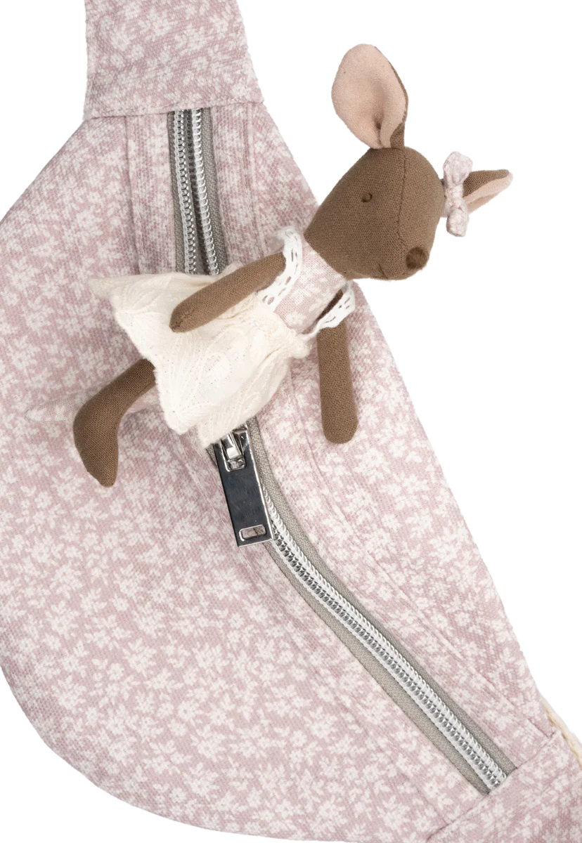 Rugaroo - Pink Floral Rugaroo Pouch Bag | Kids Bum Bag