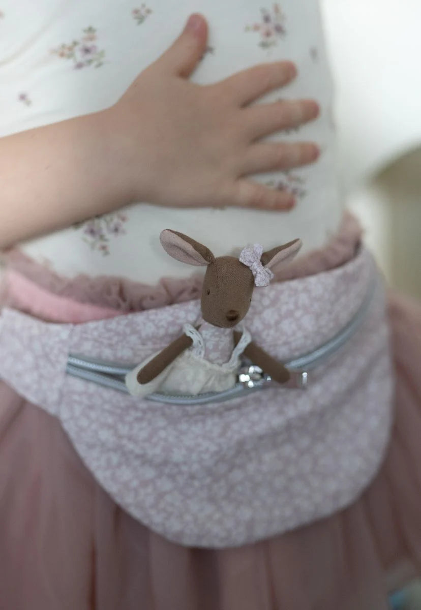 Rugaroo - Pink Floral Rugaroo Pouch Bag | Kids Bum Bag