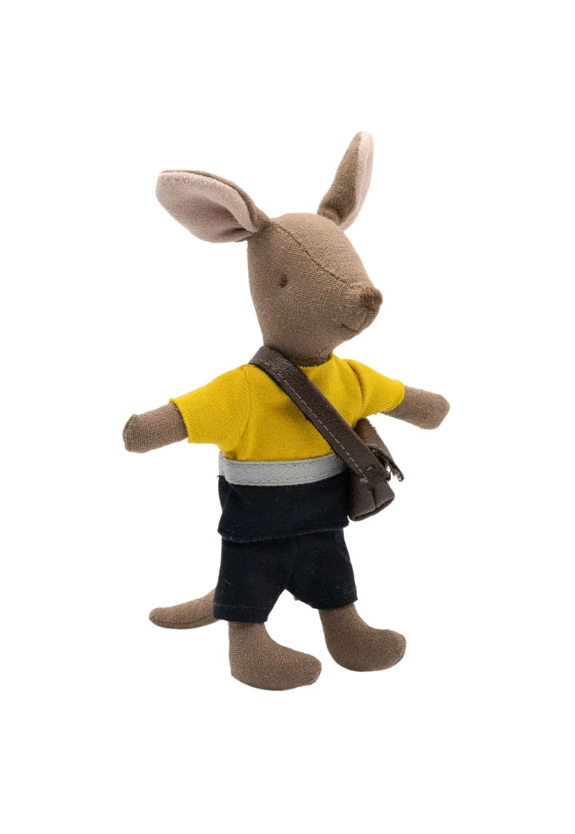 Rugaroo - Joey |The Postie | Kangaroo Doll with bag in Post Box