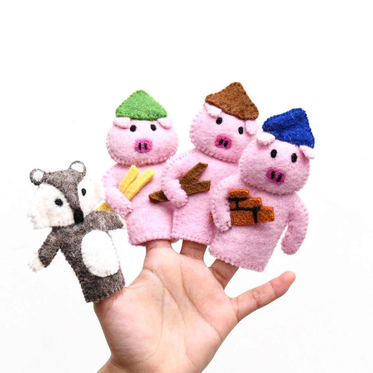 The Three Little Pigs, Finger Puppet Set