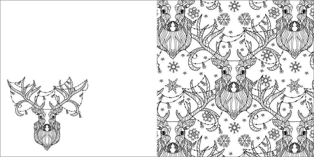 Book | Christmas Colouring Book - Holly Jolly