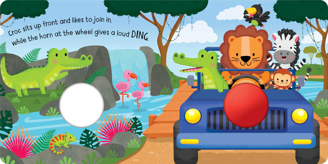 Book | Squeak Me! - Board Book - Beep Beep Safari!