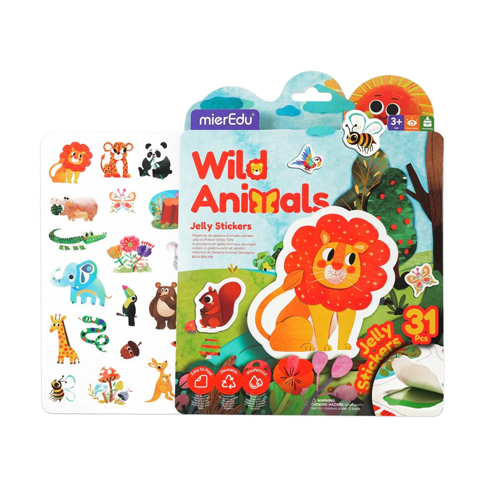 MierEdu - Jelly Stickers - Wild Animals