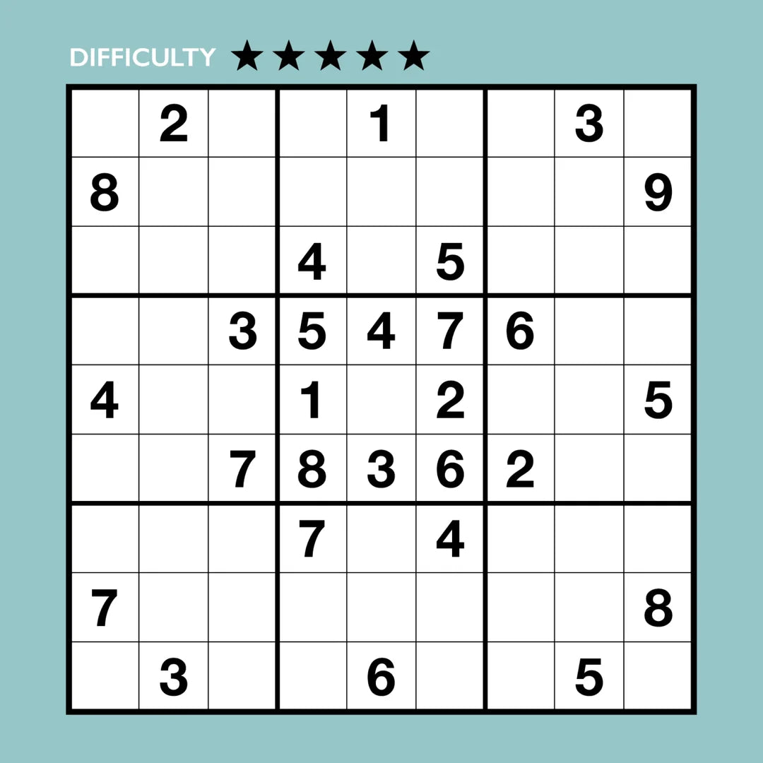 Book | Train Your Brain - Puzzle a Day! - Sudoku