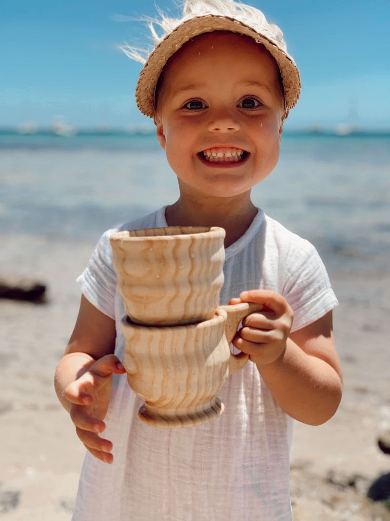 Explore Nook - Wooden Funnel & Large Cup set