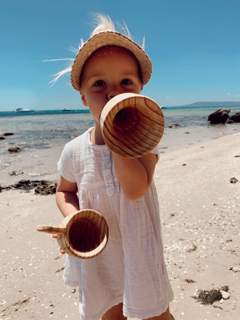 Explore Nook - Wooden Funnel & Large Cup set