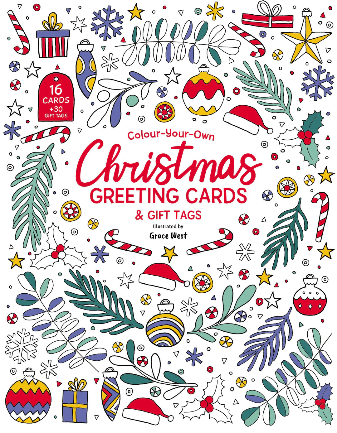 Book | Colour-Your-Own Christmas Cards & Gift Tags Book