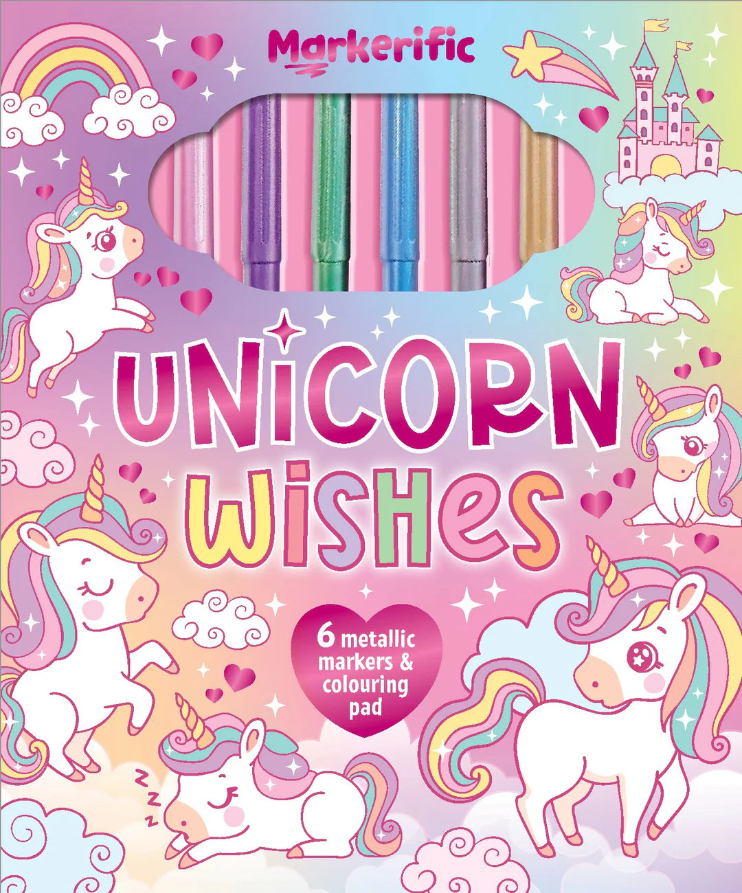 Book | Markerific - Activity Folder - Unicorn Wishes