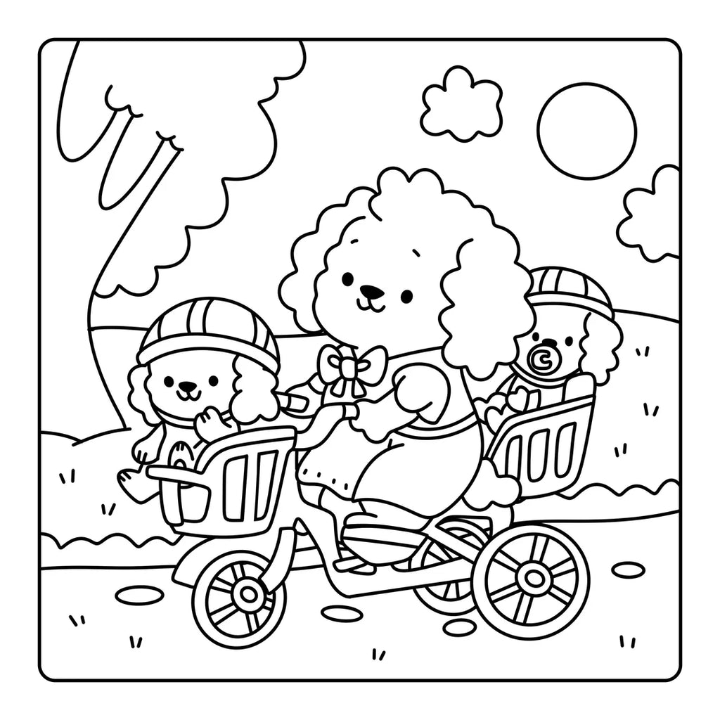 Book | Happy Days - Calm Cuties Cosy Colouring