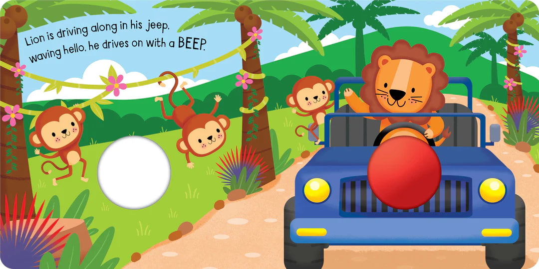 Book | Squeak Me! - Board Book - Beep Beep Safari!